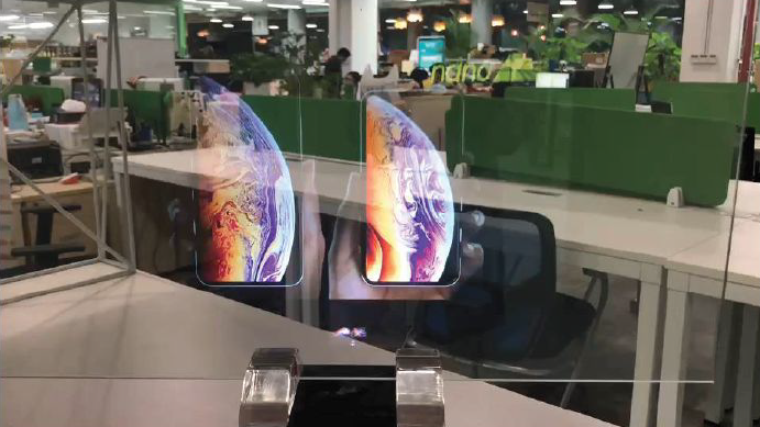 景浩光子透明屏